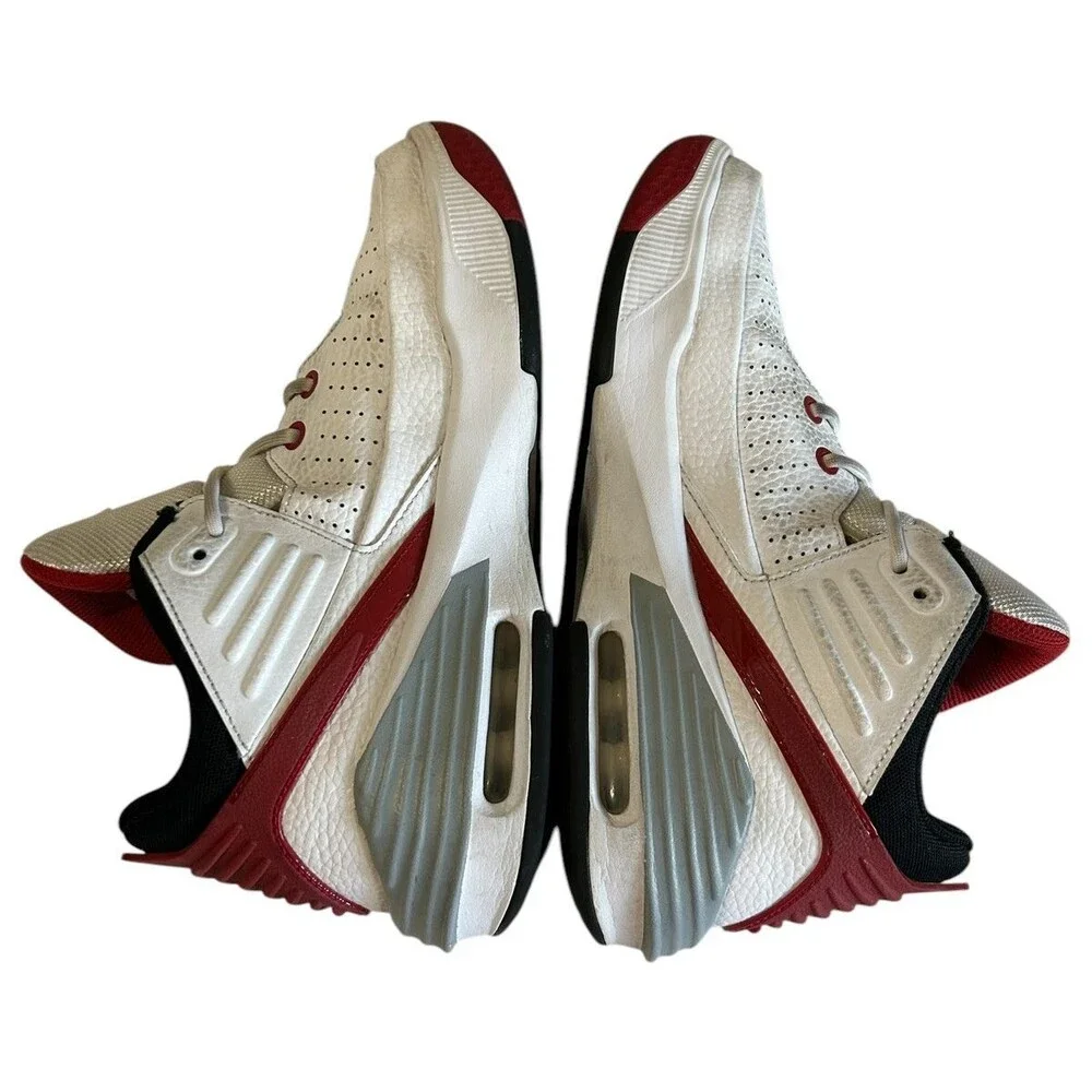 Nike GS Air Jordan Max Aura 5 Youth Boy White/Red/Gray DZ4352-101 Sneaker 6.5Y